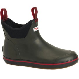 Xtratuf Men's 6 Inch Ankle Deck Boots, Hunter Green - 12M