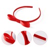 Nuolich Nuolich 2PCS Red Bow Headbands for Girls Women Cute