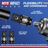 MTO 2 Pieces 1/2" Female to 3/4" Male Impact Socket