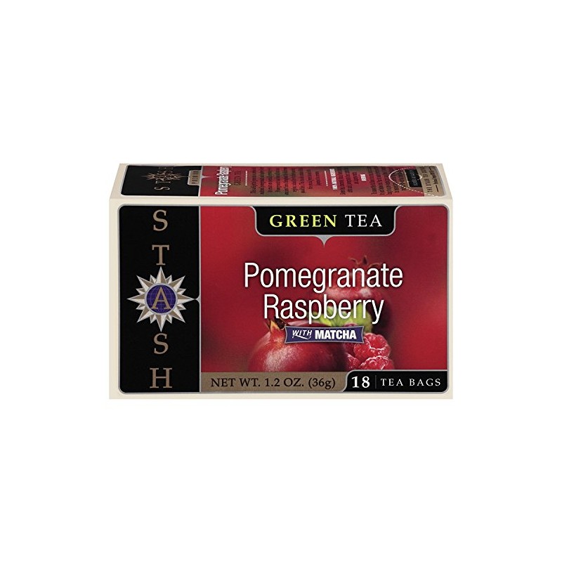 Pomegranate-Raspberry Tea With Matcha