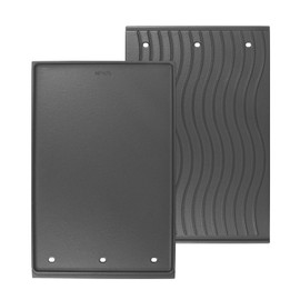 BBQ-PLUS 56425 Reversible Cooking Griddle Replacement Part for Napoleon Rogue 425 625 Cast Iron Grill Pan Plate Accessories for Rogue XT 625 XT 425 XT 425 SIB Se 425 RSIB Freestyle 425 Series