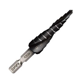 SEK Winning Bore KURO-413 Step Drill Hex Shaft 10 Steps (0.16 - 0.5 inches (4.0 - 13.0 mm)