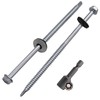 SKIR'CO (8 pcs) Zinc Plated Roofing Screws 5.5 x 120