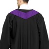2025 Graduation Stole - Plain Purple Sash, Class of 2025