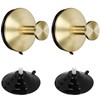 SAYAYO Suction Cup Hooks for Shower, Brushed Gold Suction Towel