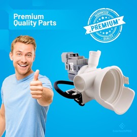 436440 Washer Drain Pump Motor and Housing for Bosch 00436440, LP6440