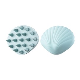 Silicone Hair Wash Brush, Hair Massage Comb,Soft Silicone Bristles, for Hair Growth, Dandruff Removal， Wet Dry Scalp Care,Shower Hair Brush for Women Men Kids (Blue)