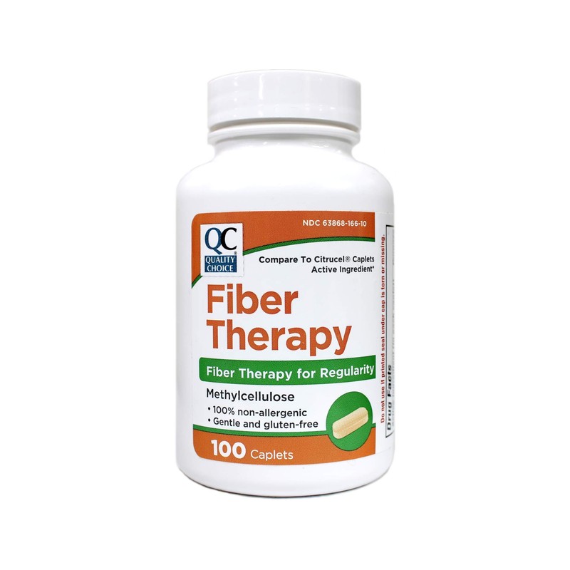Quality Choice Fiber Therapy for Regularity Methylcellulose 500 mg 100
