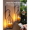 Homemory Rechargeable Flameless Candles with Timer Remote, 2" x 2"