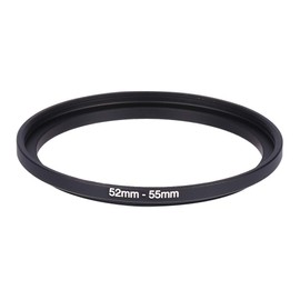 Filter Ring Adapter Photography Step Up Rings 52mm 55mm 52mm To 55mm Step Up Rings Metal Lens Filter Ring Adapter Black 52 55