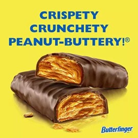 Nestle Butterfinger Milk Chocolate Candy Bars, Full Size Bulk Candy 1.9 oz (Pack of 36)
