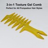 Professional Gold Men's Hair Styling Comb, Multi Purpose Barber Comb