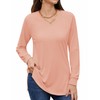 YUCOLEN Women’s Long Sleeve Tunic Fall Tops V Neck Loose