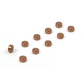 Steely – Coloured Pack of 10 Neodymium Magnets Set – Copper