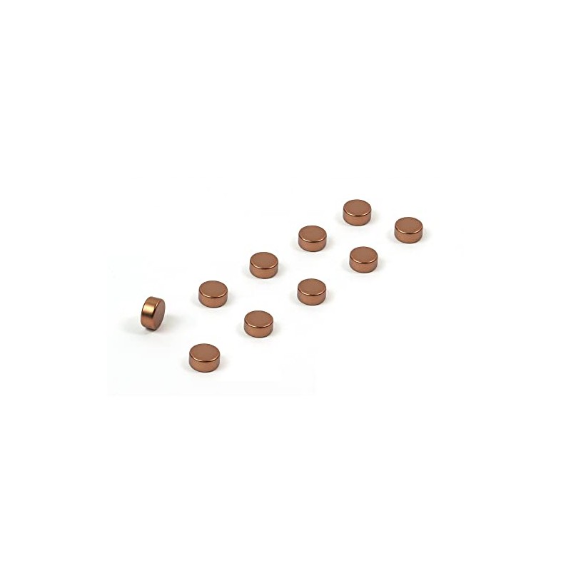 Steely – Coloured Pack of 10 Neodymium Magnets Set –