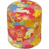 Yamako 79213 Tea Caddy Pop-kan Flower Rabbit S 3.0 x 3.0 x 3.0 inches (7.5 x 8 x 7.5 cm)