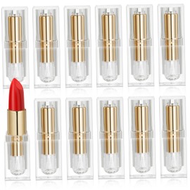 Minkissy 12pcs Beauty Organiser Storage Lipstick Holder Empty Tube Containers Diy Lipstick