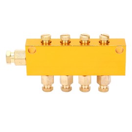 Oil Distributor Valve, Oil Distributor 4-Way (1 Inlet 4 Outlet), Adjustable Oil Distributor Valve, O-Rings for Car Automatic Transmission