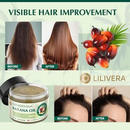 Lilivera Raw Batana Oil for Hair Care - Men and Women