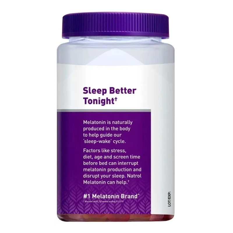 Melatonina Natrol Gomitas Dormir Pack 180