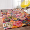 nuLOOM Kindra Bohemian Circles Shag Accent Rug, 3x5, Multi