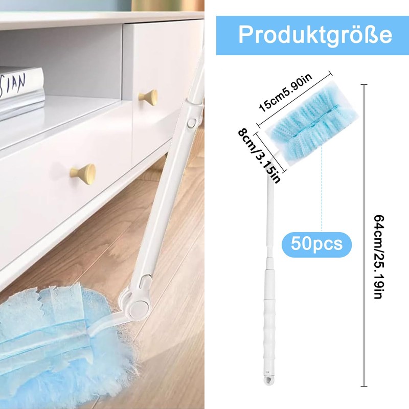 Pack of 50 Dust Magnet Refill Pack - Dust Mop