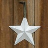 CWI Gifts Metal Barn Star - 5" Galvanized Hanging Star