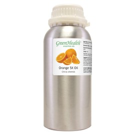 Orange 5X Essential Oil - 16 fl oz - Aluminum Bottle - GreenHealth