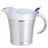 Gravy Boat, 450ml 304 Stainless Steel Double Layer Insulation Flavor