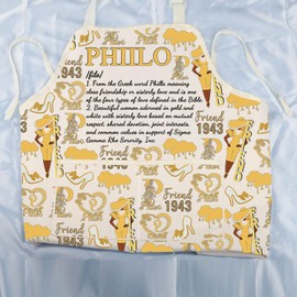 VAMSII Greek Sorority Gift for Women Sisterhood Apron Women Member Gift Sorority Sister Apron (CASororityApron)