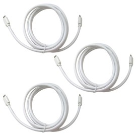 Universal 6FT Smartphone Power Charging USB C Cable Kit Fits for Galaxy A20/A21/A22/A50/A51/A52/A70/A71/A72/A90/A91/A92,3-Pack(White)