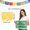 Mexican Papel Picado Banner, 4Pack 72ft, Cinco de Mayo Day