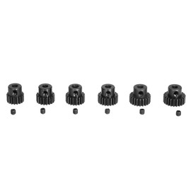 NUZAMAS 48DP Pinion Gear Set 17T 18T 19T 20T 21T 22T Metal Gear for 3.175mm Shaft 1/10 RC Brushless Brush Motor M0.53