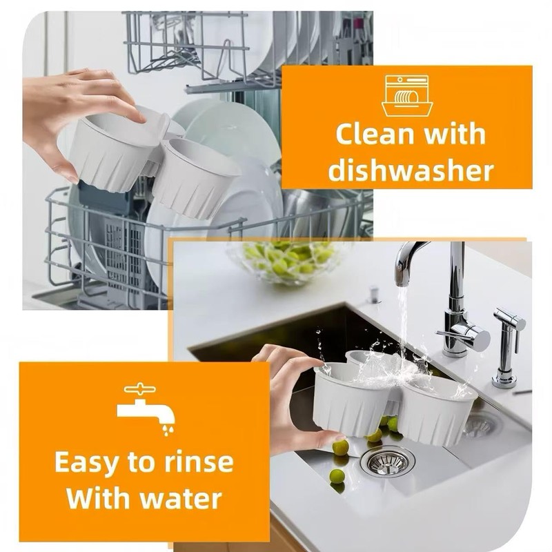 2PCS Reusable Silicone Air Fryer Baking| 135 ml Nonstick 3