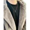 Lagure L23071C0 Mini Simple Cross Cross Silver Necklace Stainless Steel