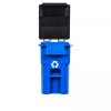 Figures Toy Company Set of 4 Trash Recycling Cans with
