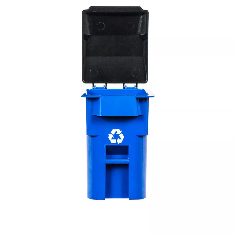 Figures Toy Company Set of 4 Trash Recycling Cans with