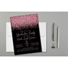 Pink Graduation Party Invitations, Magenta Graduation Party Invitations with Envelopes