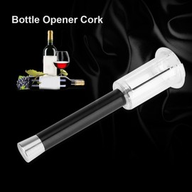 Cork Air Pump Wine Opener Simple Wine Opener, Professional Wine Bottle Opener Air Pump Pressure Cork Bottle Opener Red Wine Lover'S Corkscre Wine Opener (Red)(Black)