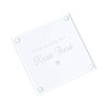 "You Make My Knob Throb" Glass Coaster - Anniversary Christmas