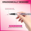 Curved Eyebrow Pen, 2-in-1 Dual Ended Eyebrow Pencil, Microblading Eyebrow