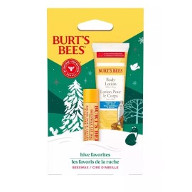 Burt's Bees Hive Favorites Beeswax Holiday Gift Set, Beeswax Lip Balm