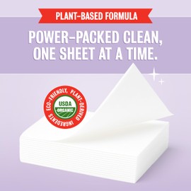 Rebel Green Small But Mighty Laundry Detergent Sheets - Zero Waste Laundry Solution - 40 Pre-Measured Washing Machine Sheets for 40 Loads, Lavender & Grapefruit Scent