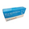Safetouch 50000092 Nitrile Powder Free Disposable Gloves, Blue, Large Size,