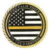 Thin Gold Line Challenge Coin Emergency Dispatcher for First Responders