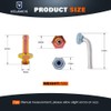 V VELAMEIS Automatic Transmission Engine Coolant Radiator Line Quick Connector