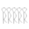 Akozon R Clips Splint Securing Pin Mounting Clip Bright Galvanised