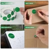 Round Stickers Green 19mm Circle Labels with Color Coding Dot