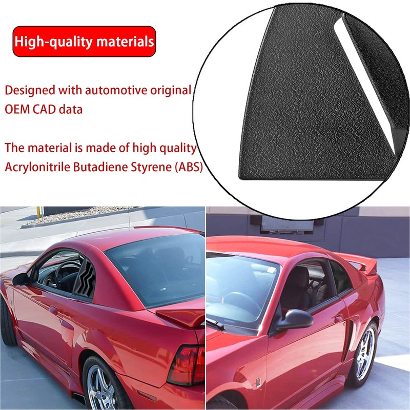 XXXCARXXX Side Window Louvers Windshield Sun Shade Rain Shade Vent
