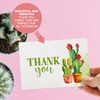 Decorably 24 Pack 6x4in Cactus Thank You Cards with Envelopes
